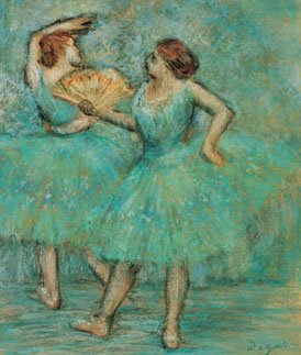Zwei Tänzerinnen von Edgar Degas